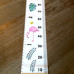 Flamingo kids growth chart NWT